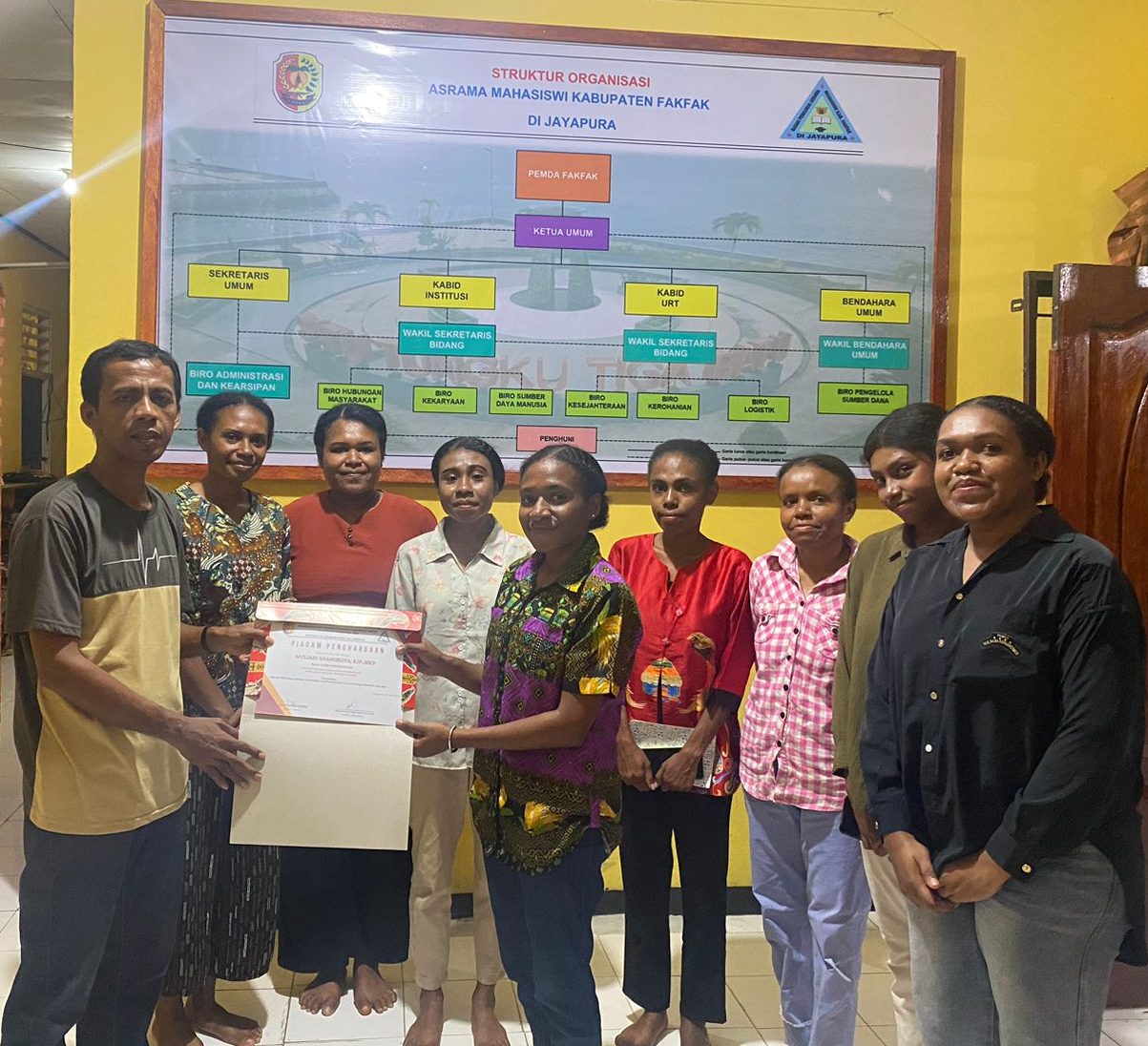 Menjadi Narasumber pelatihan Penulisan Skripsi Aspuri FakFak di Jayapura